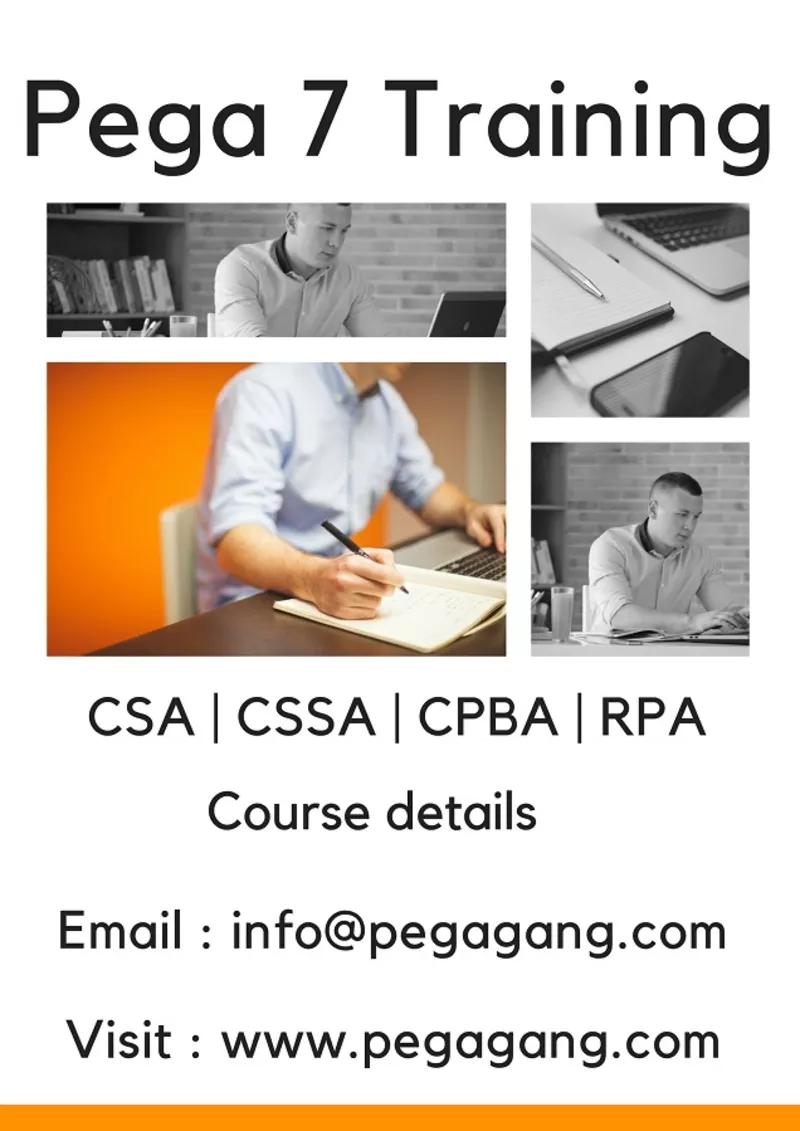 Pega Training Course Content details