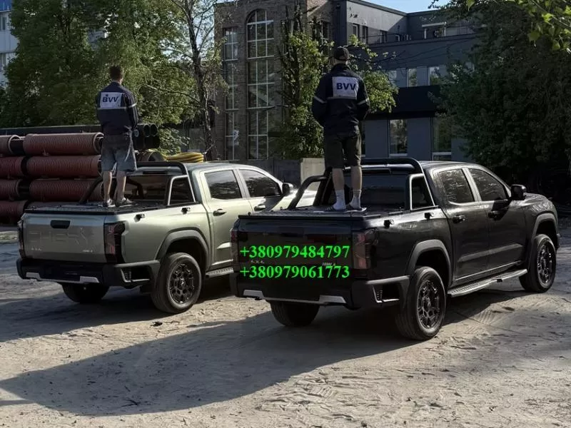 Силова кришка кузова Chery Himla – алюмінієва кришка пікапа від виробника
